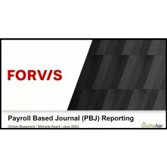 Payroll Based Journal (PBJ) for CCRC's and NSF's